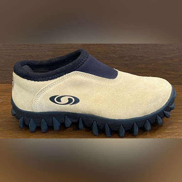 Salomon Women’s Contagrip CX Trail Slip On Suede Hiking Snow Shoes - Size 8.5 - Picture 2 of 12